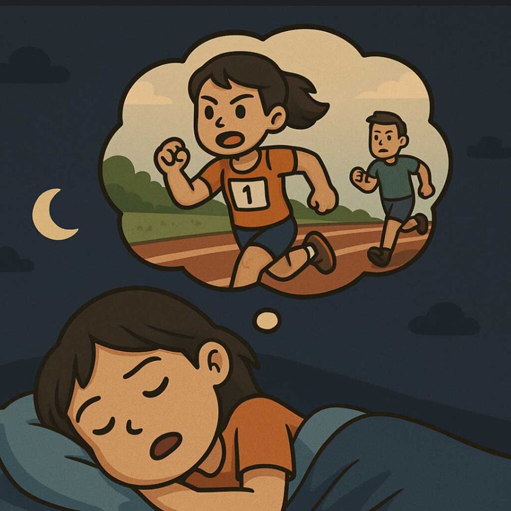 ฝันว่าวิ่งแข่ง