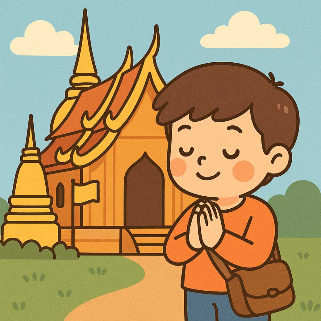 ฝันว่า ไปวัด