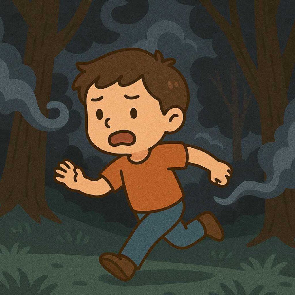 ฝันว่า หนีเอาชีวิตรอด