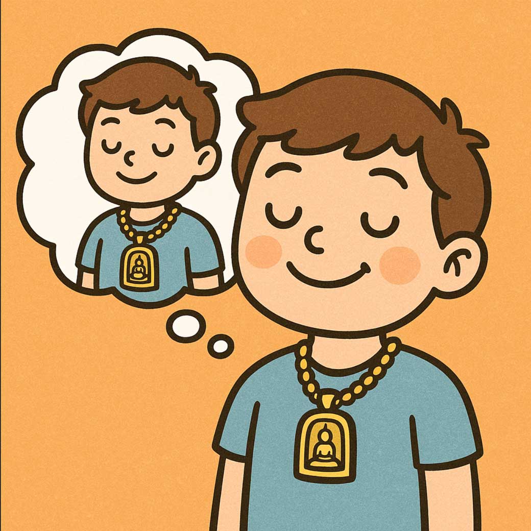 ฝันว่าใส่สร้อยพระทอง