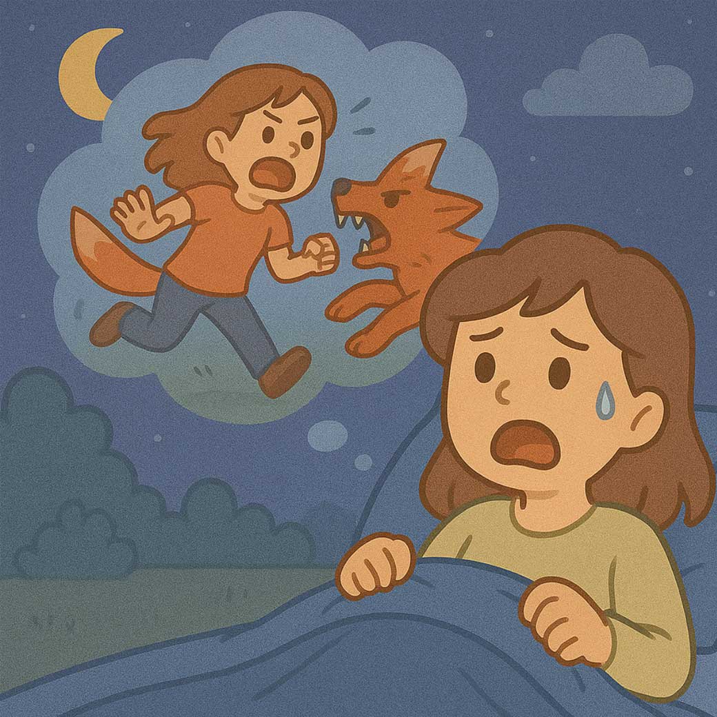 ฝันว่า หมาจิ้งจอก ไล่กัด