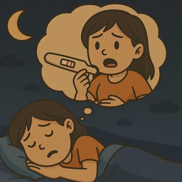 ฝันว่าท้อง 2 ขีด
