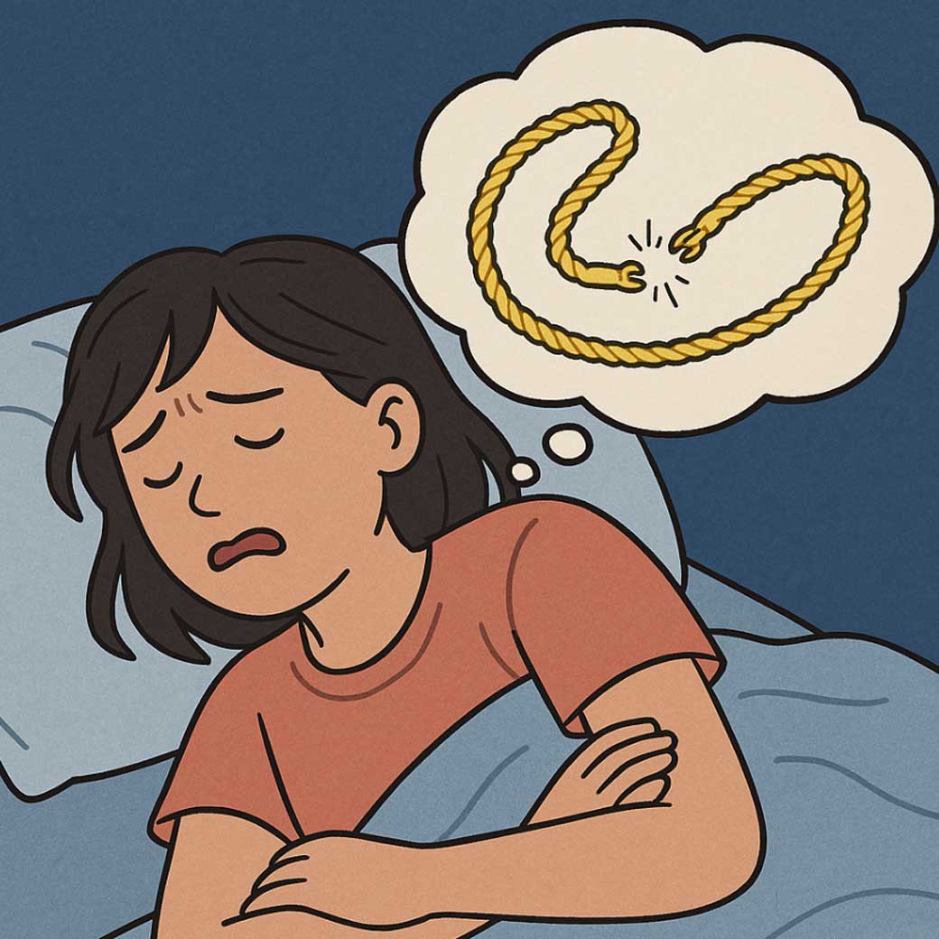 ฝันว่าสร้องทองขาด